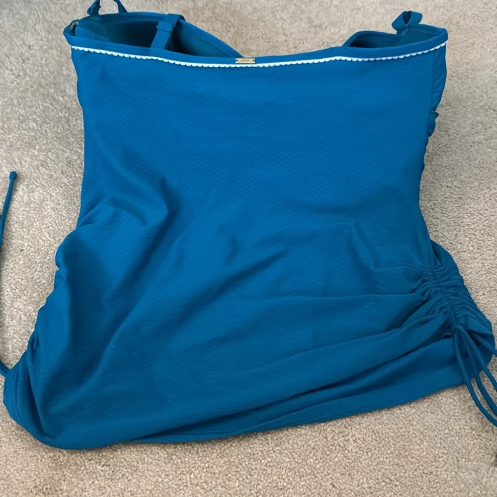 Panache Anya Voyage Tankini Top in Lagoon - Picture 3 of 6